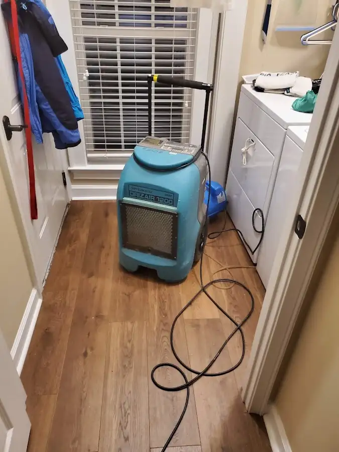 Commercial dehumidifier deployed for Flood Damage Cleanup in Pevely