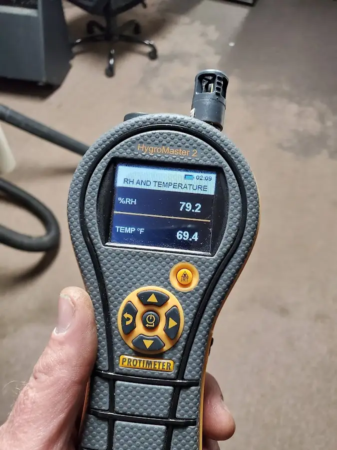 Moisture meter humidity assessment for Mold Remediation & Removal in Pevely